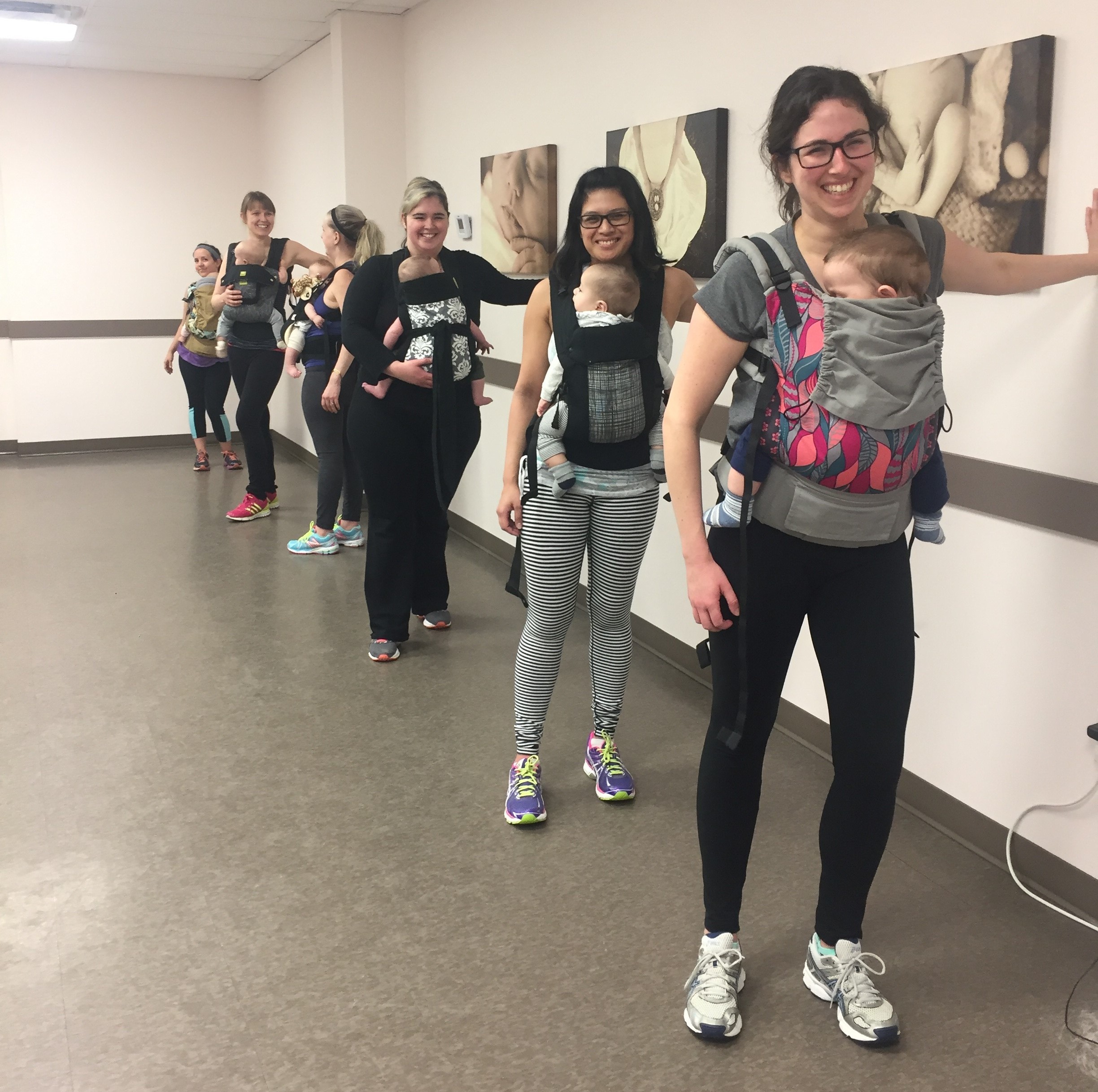 babywearing fitness class